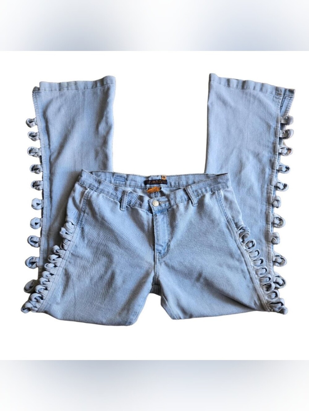 Vintage Y2k Cutout Side Flare Jeans